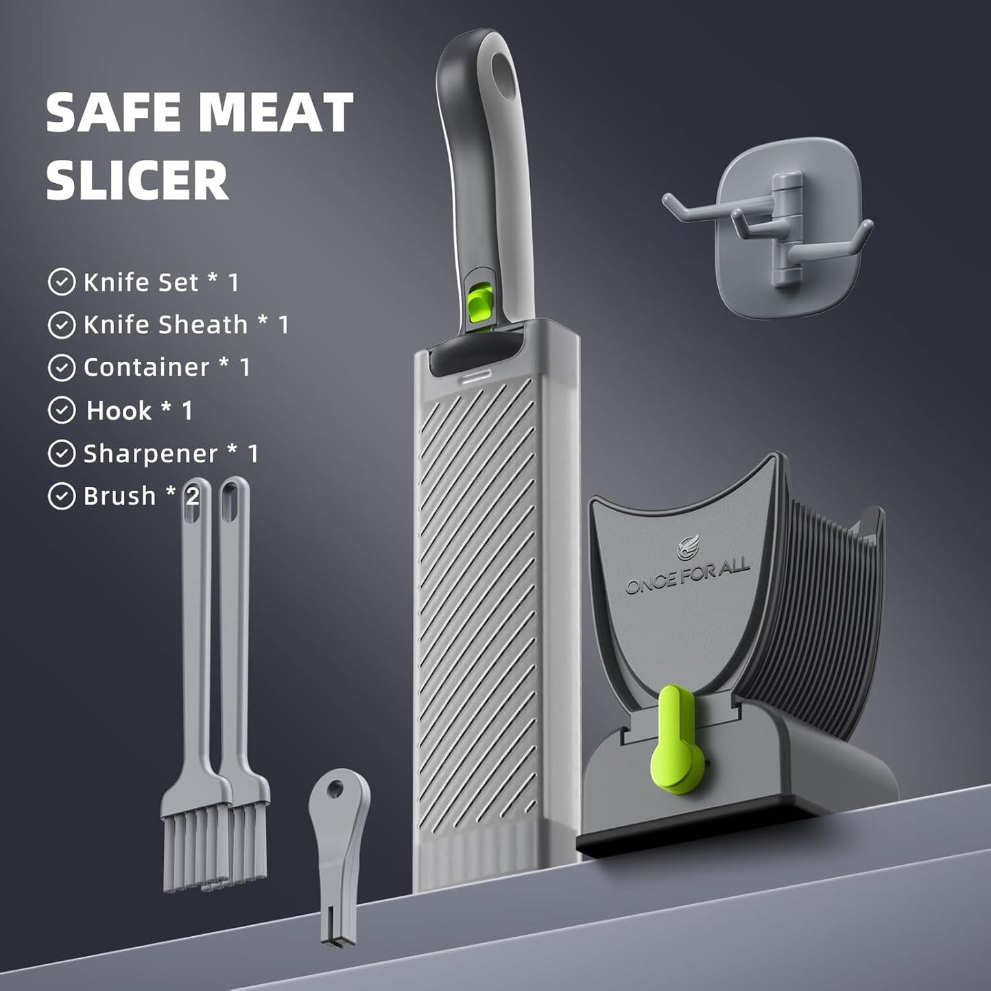 SliceMaster™ Manual Meat & Food Slicer