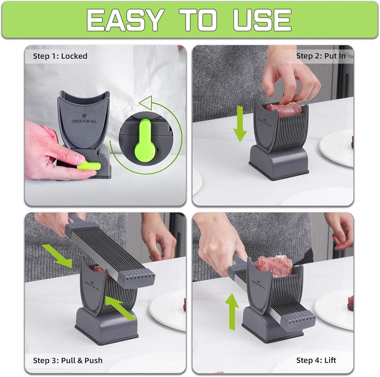 SliceMaster™ Manual Meat & Food Slicer