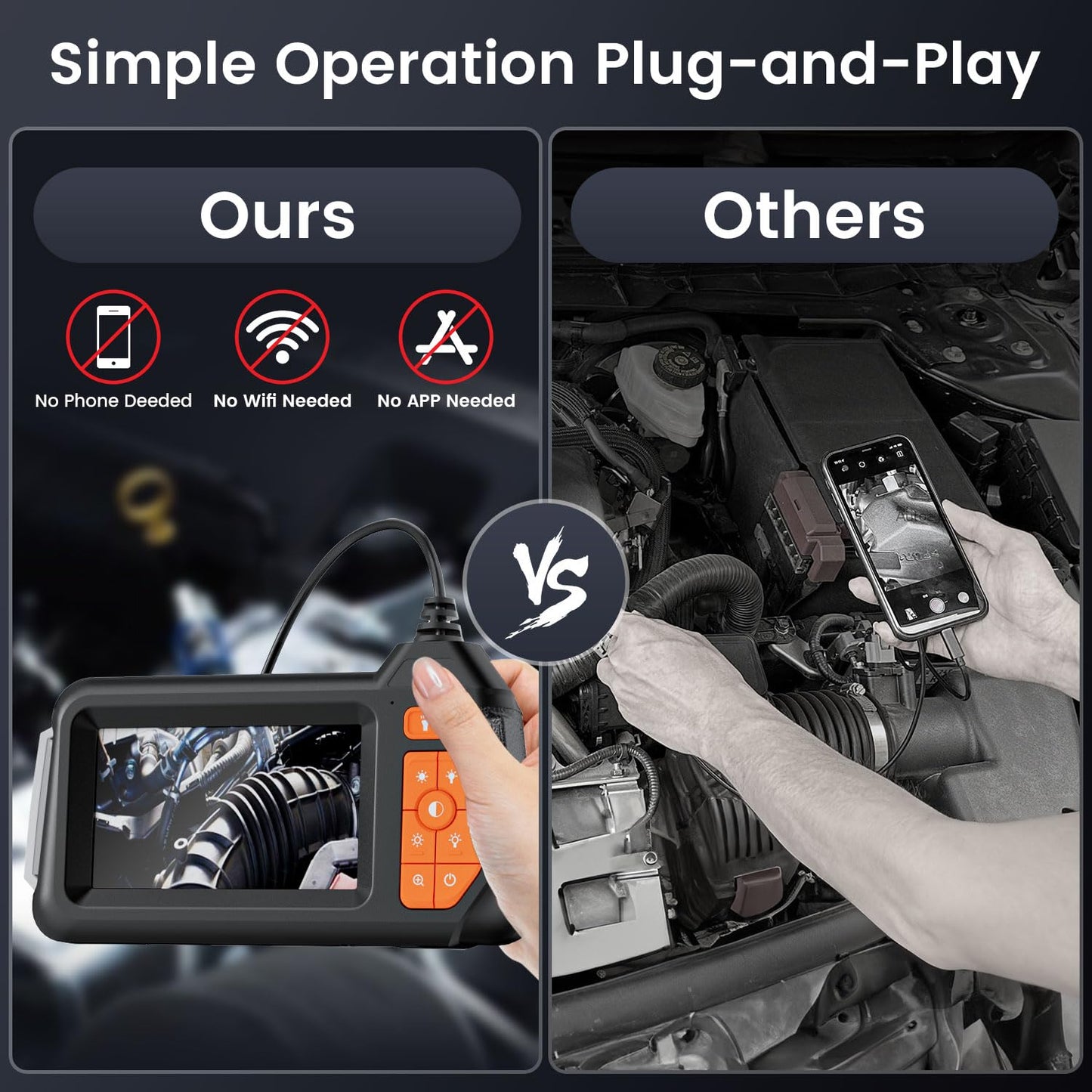 ClearScope™ Handheld Inspection Endoscope with Display