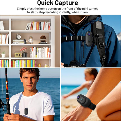 4K ThumbCam™ Mini Action POV Recorder