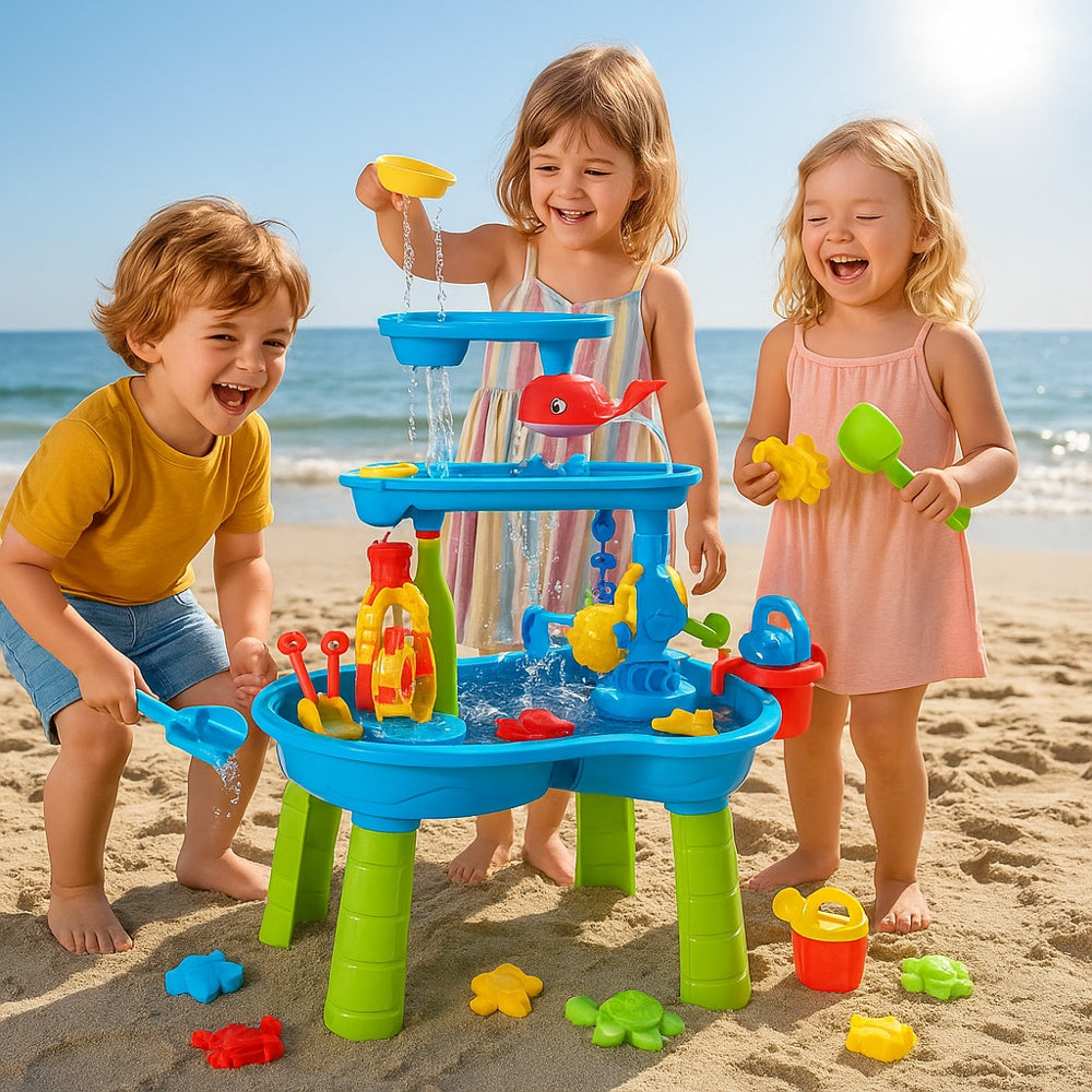 Aqua Whirl™-  Childrens Beach Water Playing Table